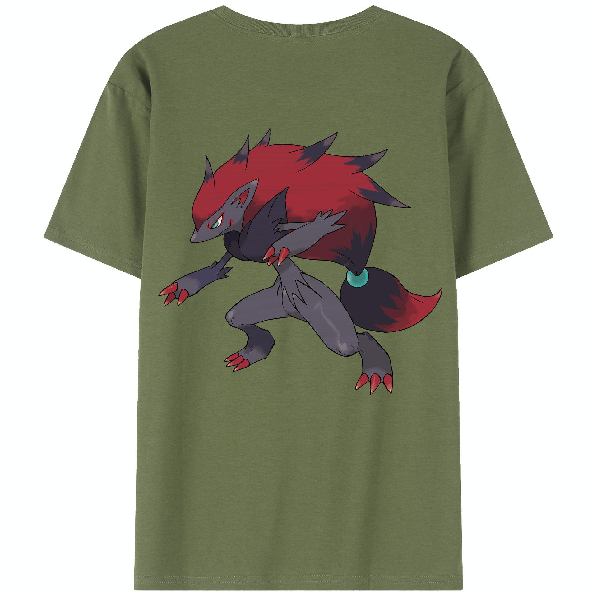 （画像用） ポケットモンスター Pokémon 綿100％半袖Tシャツ（背面プリント）